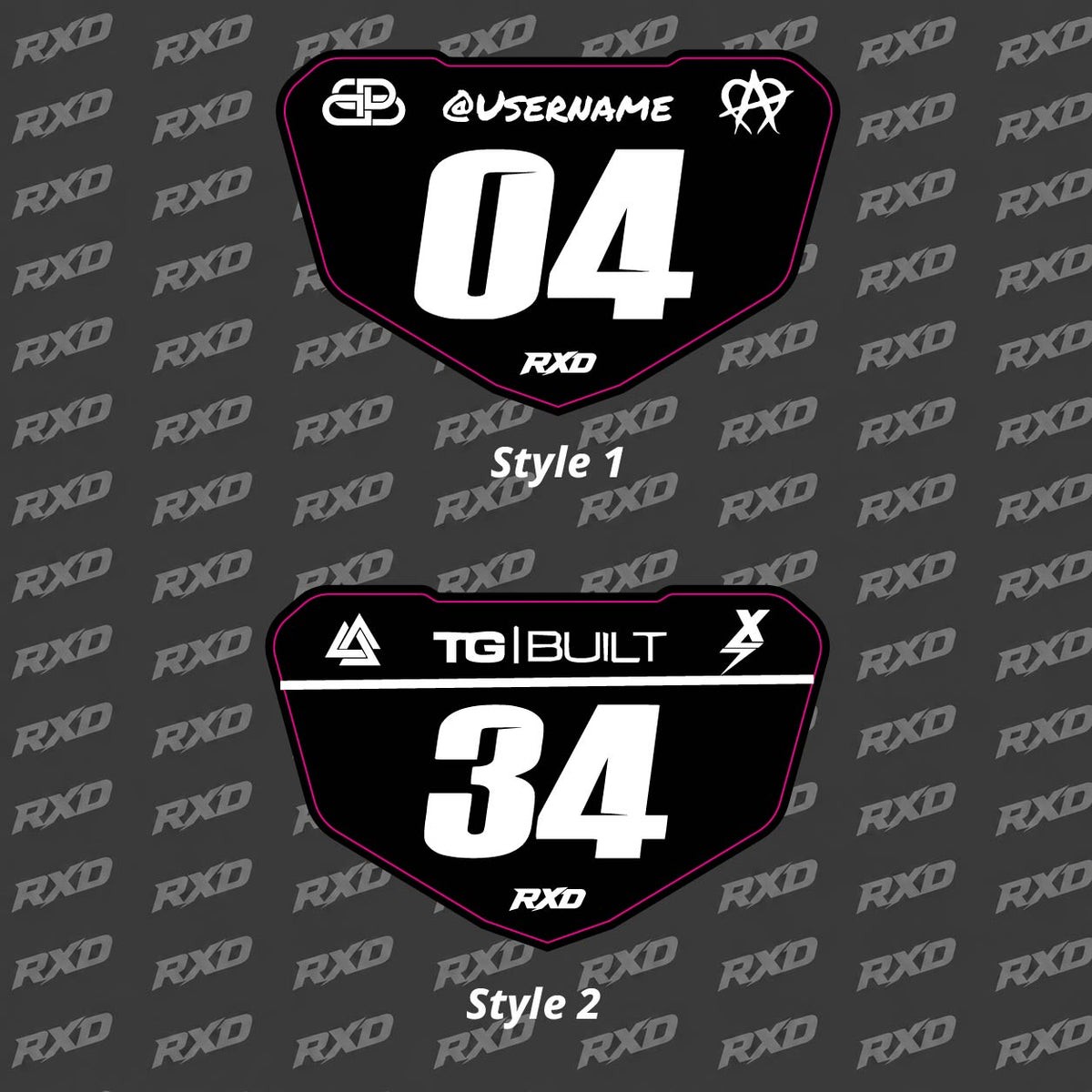 E-Scooter Plate & Plate Decal Bundle
