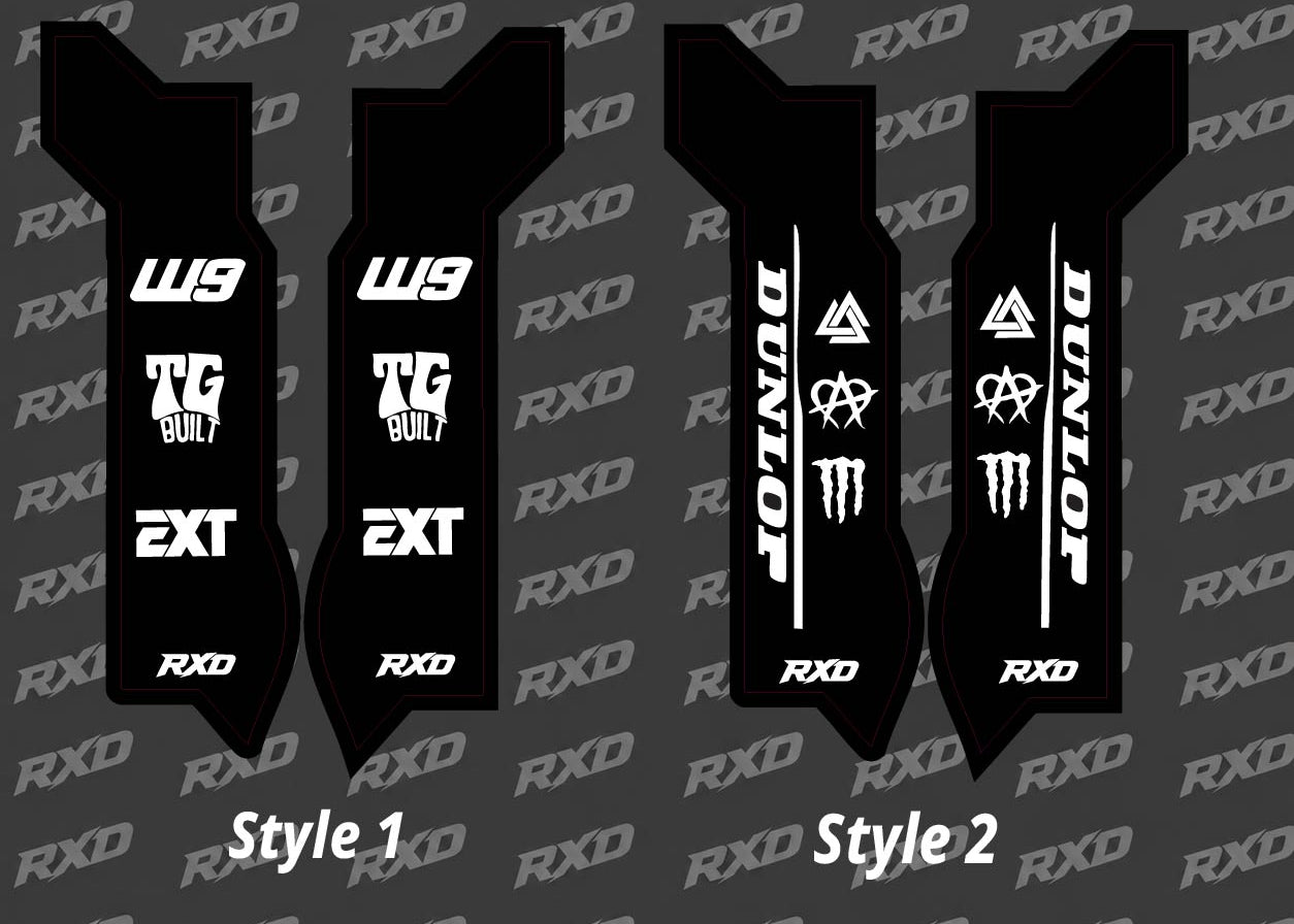 E-Ride Pro Fork Guard Decals