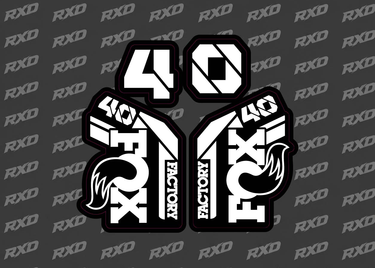 Fox 40 Fork Decals