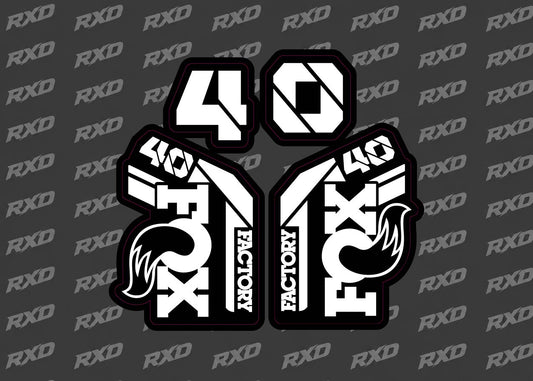 Fox 40 Fork Decals
