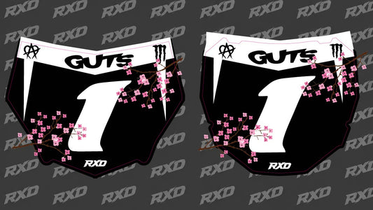 Cherry Blossom Front Plate Decals