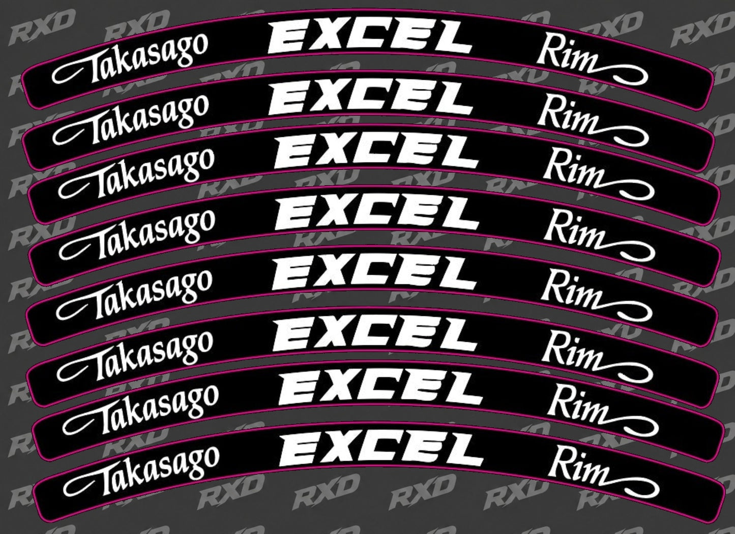 RXD Excel Rim Decals
