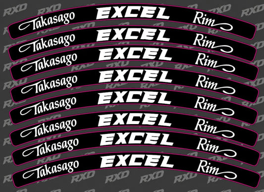 RXD Excel Rim Decals